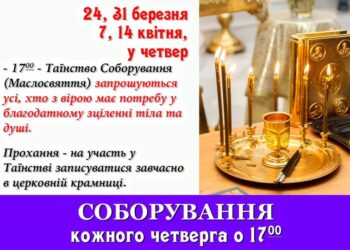 Довідки про богослужіння у нашому храмі за тел.: +380 (68) 788 77 22 – церковна