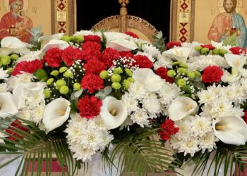 Квіти до Плащаниці Господа.
