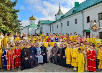 «Вартові Вівтаря» продовжують свій вишкіл у Милецькому Свято-Миколаївському монастирі.